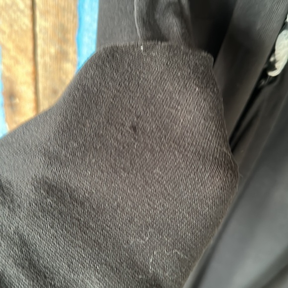 Soft Surroundings Black Long Cardigan with Faux Fur Collar Size M - Picture 5 of 9